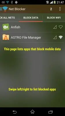 Net Blocker android App screenshot 3